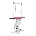 thumbnail image 4 of 42.5INCH HYDRAULIC PET GROOMING TABLE WITH "H" ARM PINK, 4 of 16