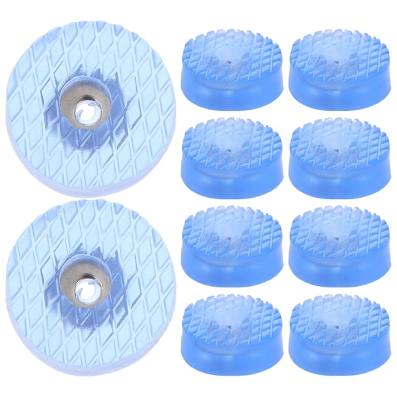 RENACLIPY 10Pcs Rubber Furniture Pads Clear Self Adhesive Legs Floor Protectors
