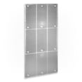 thumbnail image 1 of Azar 700248-CLR Clear Frosted 24-Inch W by 48-Inch H Pegboard Wall Panel, 1 of 1