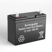 BatteryGuy OPTI-UPS 1000 UPS replacement 12V 100Ah battery - BatteryGuy brand equivalent