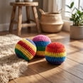 thumbnail image 4 of Dpityserensio Pouf Tricoté Coloré, 4 of 7