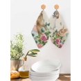 thumbnail image 2 of Easter Kitchen Dish Towels for Drying Dishes Set of 4, Spring Watercolor Bunny Eggs Flower Leaf Beige Waffle Weave Microfiber Hand Tea Bathroom Towels Quick Dry & Absorbent Towel 12x12, 2 of 7