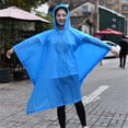 thumbnail image 4 of Wosthever Impermeable para moto, Scooter Eléctrico, Impermeable con capucha, ropa de lluvia para mujeres y hombres, capa Impermeable para Ciclismo azul, 4 of 6