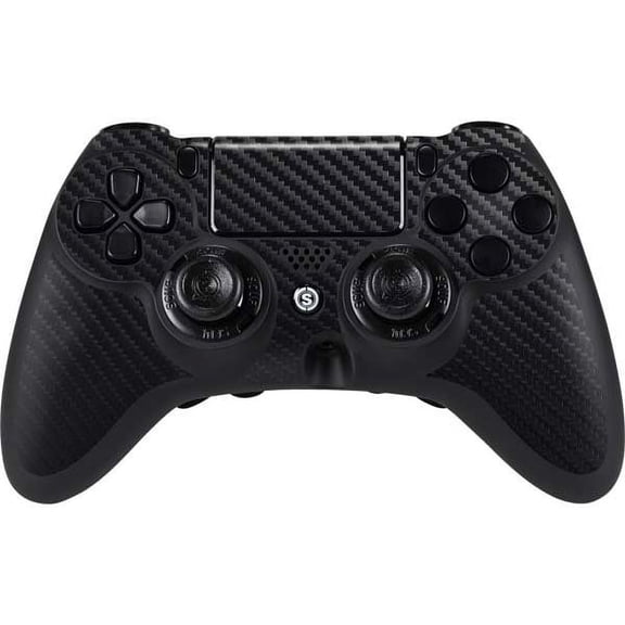 Skinit Black Carbon Fiber Specialty Texture Material PS4/PC SCUF Impact Controller Skin