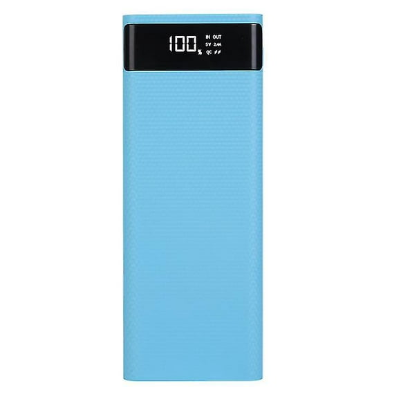 Dual Usb 20000mah Power Bank Battery Box Shell Diy Charging For Iphone Samsung Mobile