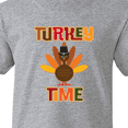 thumbnail image 4 of Inktastic Thanksgiving Turkey Time Youth T-Shirt, 4 of 5