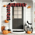 thumbnail image 3 of sruoe Halloween Maple Leaf Vine Garland, Artificial Garland Rattan, Maple Leaf Garland, Indoor Hanging Christmas Fall Garlands, Garlands for Door Home Party Wall Fireplace, Thanksgiving Decoration, 3 of 6