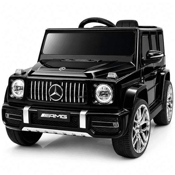 COFUNOK 12V Power Ride on Toys for Toddlers, Kid Electric Car, G63 G Wagon Licensed Mercedes-Benz with Remote Controls, Aged 3-8Y,Max 3 MPH,Black