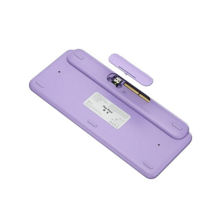 Logitech - POP Keys Wireless Mechanical Tactile Switch Keyboard for Windows/Mac with Customizable Emoji Keys - Daydream Mint (Purple)