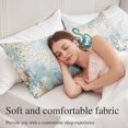 thumbnail image 6 of Teal Octopus Coastal Body Pillow Cover 20x54, Summer Beach Vintage Nautical Decorative Pillowcase with Zipper, Microfiber Pillow Protector, Soft Breathable Long Lumbar Pillowcases for Women, 6 of 9