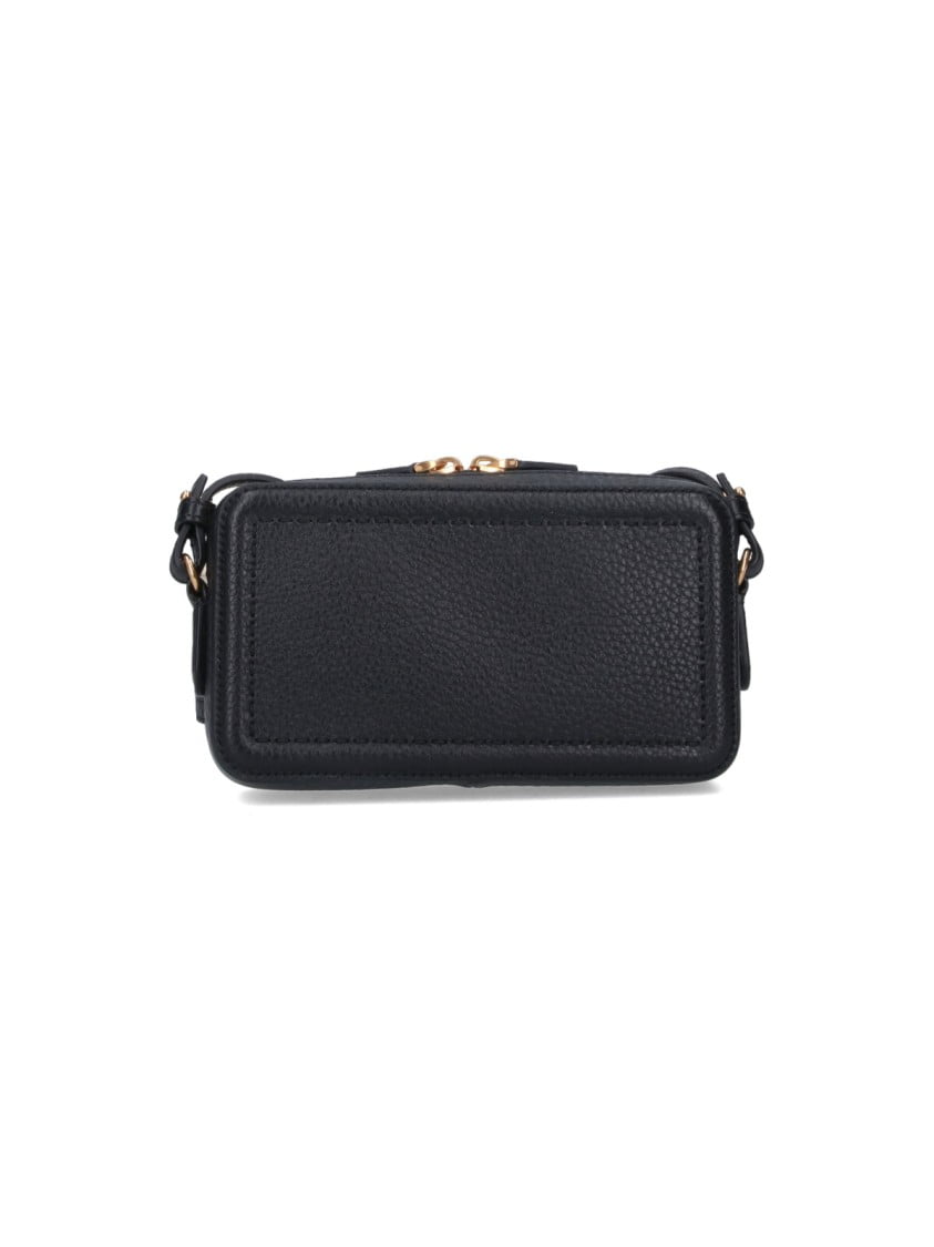VALENTINO◆V RING◆スモールサドルバッグ◆ブラック黒◆ポシェット Valentino Black Leather V-Ring Shoulder Bag | Yoogi's Closet