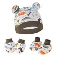 thumbnail image 5 of GYRATEDREAM Baby Hats and Mittens Infant Cotton Beanie Cap No Scratch Gloves Socks Set Newborn Hospital Hat for Newborn Boys Girls, 5 of 6