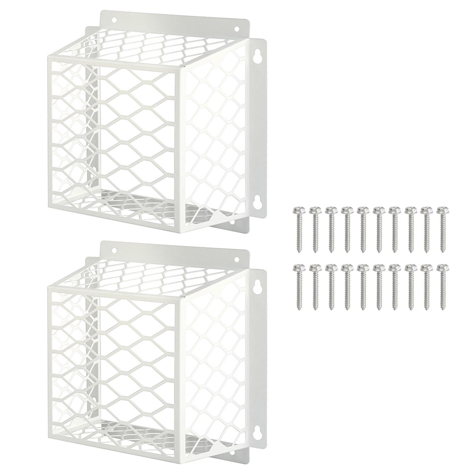 RUISINERY 2pieces Dryer Vents Bird Guard Drying Systems Protector Dryer Vents Covers Guard Carbon Steel Ventilation Bird Cage Endurin