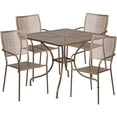 thumbnail image 1 of 35.5SQ White Patio Table Set, 1 of 3