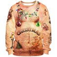 thumbnail image 3 of Suéter de Navidad con estampado 3D para hombre y mujer, Jersey cálido, feo, divertido, iluminado, novedad, 3 of 3
