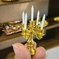 thumbnail image 4 of BKER Accessoires de Poupée Modèle de Scène Miniature Mini Support de Bougie Décoration Ornements, 4 of 5