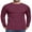 06-Rose Red, variant on Men's Crew Neck Sweaters Rib Knit Pullover Sweater Soft Lightweight Long Sleeve Sweatshirt Grey XL