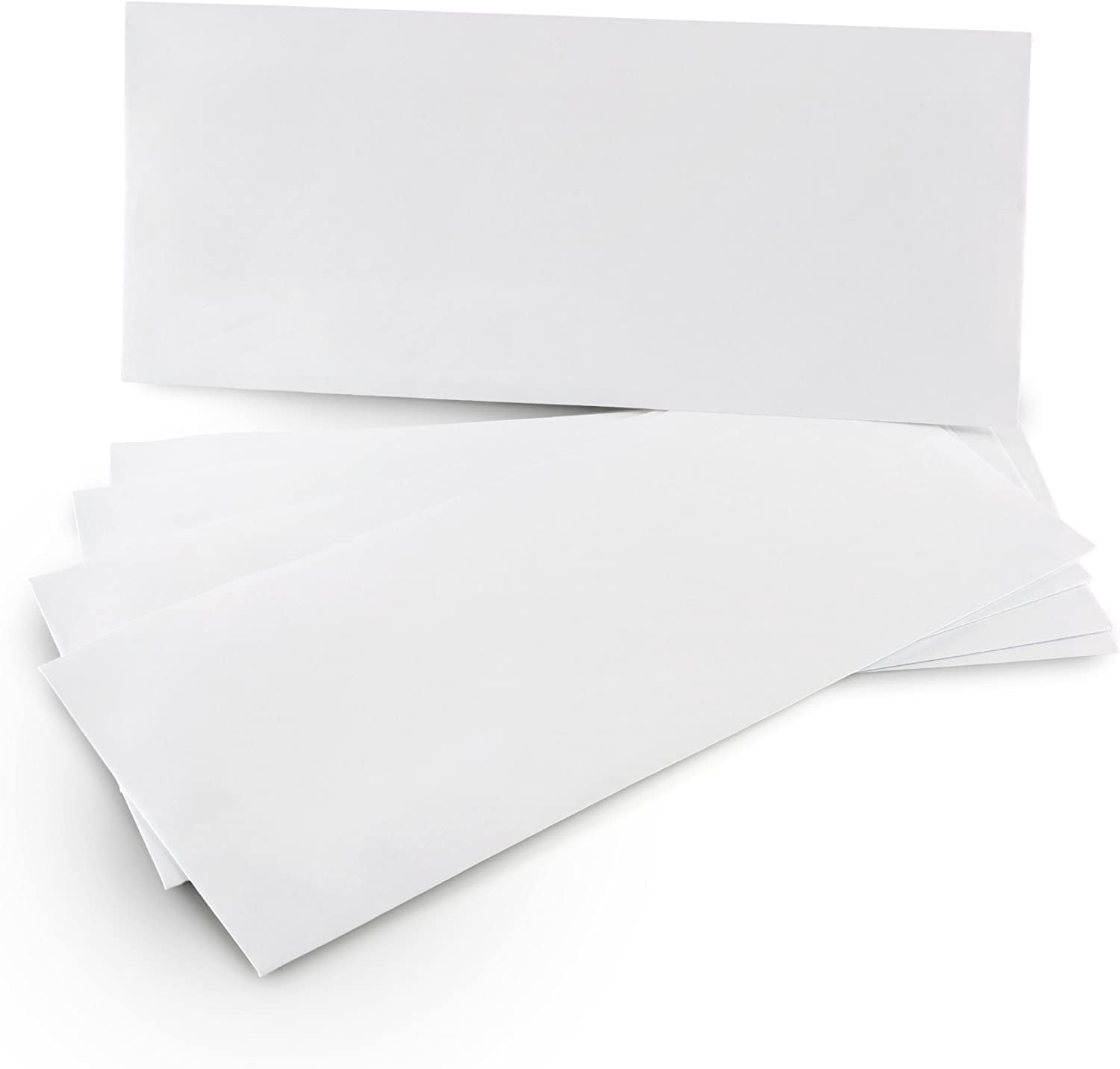 Aimoh 1000#10 Security Self-Seal Envelopes, Windowless Design, Premium Security Tint Pattern, Strong Quick-Seal Closure - EnveGuard - Size 4-1/8 x 9-1/2 Inches -White-24 LB- 1000 Count (34010-1000)