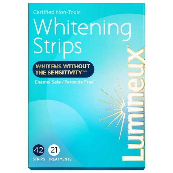 Lumineux Blanchiment des Dents 42 Bandes 21 Traitements – Sans Peroxyde - Sécuritaire pour l'Émail pour des Dents Plus Blanches - Blanchiment Sans Sensibilité