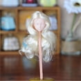 thumbnail image 2 of 1/6 Esca Cabeza de Niña Esculpir Accesorios de Muñeca con Pelo rgo 1/6 Práctica Maquilje Cabeza de Muñeca para Niñas Regalos 30cm Decoración rizos Sunnimix cabeza de muñeca a escala, 2 of 8
