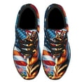 thumbnail image 2 of Patriot German Shepherd American flag Shoes Sneakers Black Size 11.5, 2 of 7