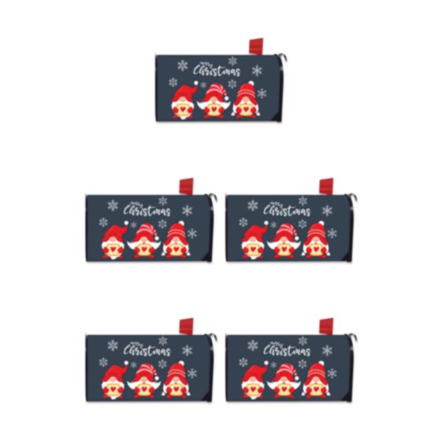 Maytalsory Effortlessly Install And Remove Easy To Mailbox Cover Vivid Print Cloth Abstract Style Colorful Mailbox Cover YTYH2309093 5Set