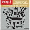 thumbnail image 3 of Stencil1 Haunted House Stencil Art Craft - 5.75" x 6", 3 of 3