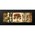 thumbnail image 2 of Marcon, Michael 14x7 Black Modern Framed Museum Art Print Titled - Red Tree Panel I, 2 of 5