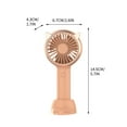 thumbnail image 3 of Yhmxh Fan-Desk Fan Portable Fan Box Fan Mini Fan 2025 Fan Cute Handheld Small Fan Mini Portable USB Rechargeable Student Dormitory Small fan, 3 of 3