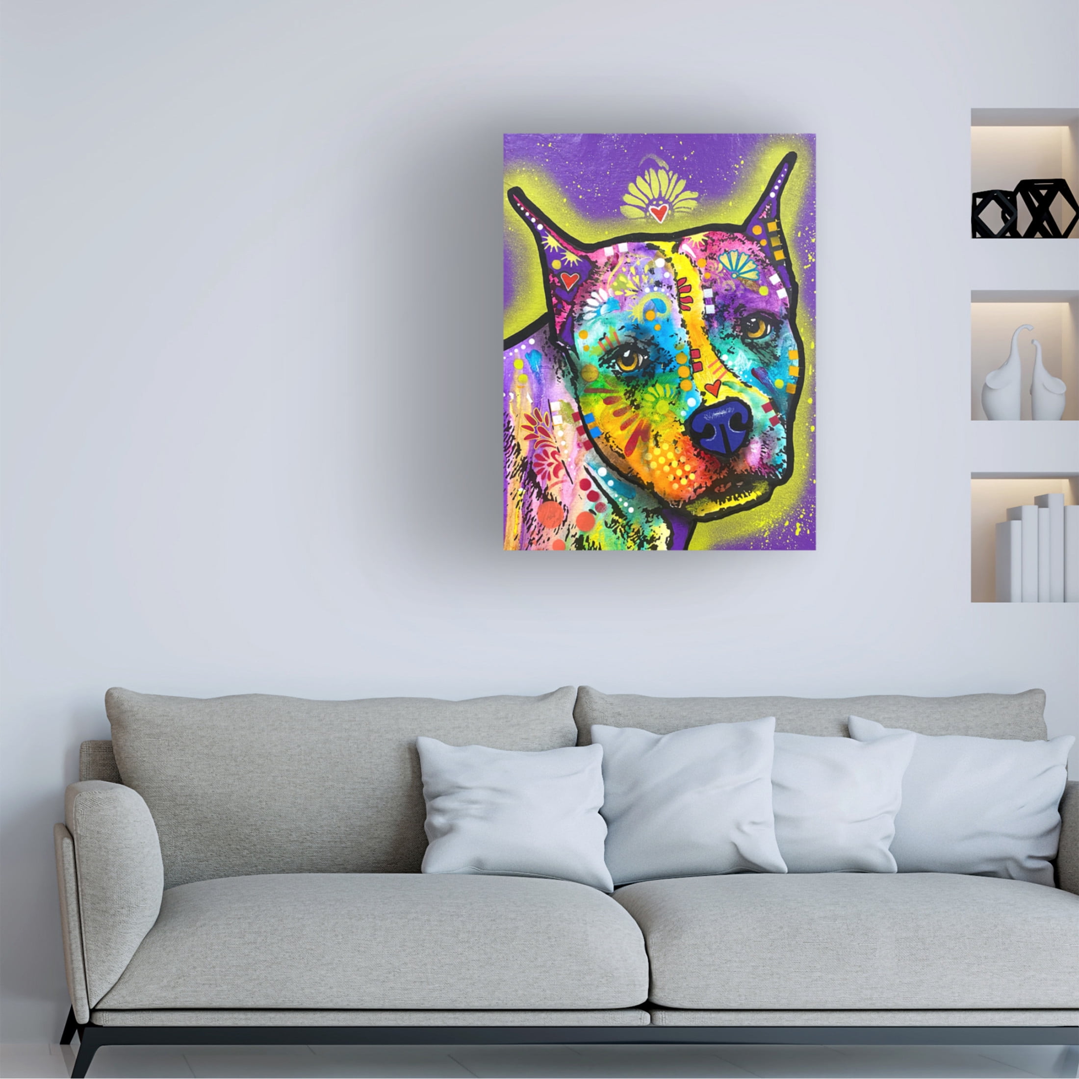Canvas Wall Art - Dean Russo 'I Got That Sparkly Soul' Wall Art for Living Room, Bedroom, or Office Décor by Trademark Fine Art - 14 x 19 Inches