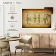 thumbnail image 5 of Elephant Stock Vintage Airplane Blueprint Wall Art - Horizontal Canvas Wall Art - Living Room Wall Decor - Patent Canvas - Orange And Brown Decor - 36" x 24", 5 of 8