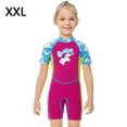 thumbnail image 2 of Kids One-Pieces Mantener un traje de baño de manga corta cálida Traje de baño para niñas para niñas Niño para niños adolescentes para jóvenes con cremallera trasera XXL 2.5mm kenally OD003645-05, 2 of 7