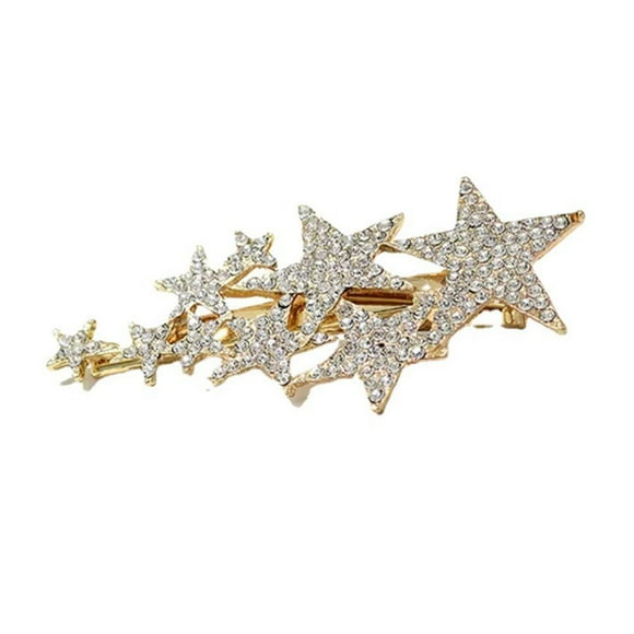 1Pcs Set Star Hair Clip Five Pointed Star Sweet Cool Clip Hair Bangs Women Versatile Clip