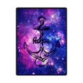 thumbnail image 1 of RYLABLUE Nebula Galaxy Fleece Blanket Throw Blanket 58x80 inches, 1 of 1
