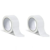 2X Window Weather Tape, Sealing Plastic Waterproof, No Residue Sealant Strip (White)