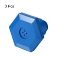thumbnail image 3 of PVC Tubería Extremo Tapa Montaje 15mm Macho Rosca Hexagonal Tapa para Agua Tanque Drenaje, Azul Paquete de 3, 3 of 5