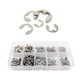 thumbnail image 5 of Sidaley Anillos de retención de 580 Uds., práctico anillo de seguridad externo, anillo de presión ligero, abrazadera tipo E, Kits surtidos, lavadora Astilla 2piezas, 5 of 5