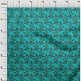 thumbnail image 2 of oneOone Organic Cotton Voile Fabric Leaves & Floral Block Printed Craft Fabric BTY 42 Inch Wide, 2 of 4