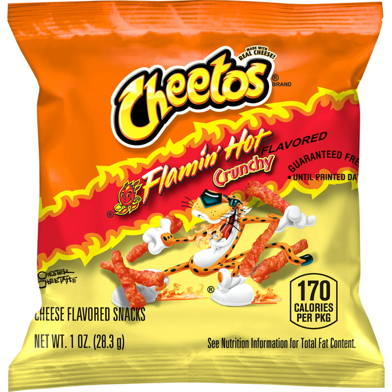Cheetos Cheetos Crunchy Cheese Flavored Snacks Flamin Hot 1.375 Oz