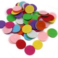 thumbnail image 1 of TAPDRA Part Mixed Color 3cm Felt Fabric Pad, Non Woven Fabric Flower Accessories, 100Pcs, 1 of 2