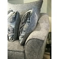 thumbnail image 5 of Roundhill Furniture Camero Pillowback Sofa and Loveseat Set, Fabric, Platinum, 5 of 9