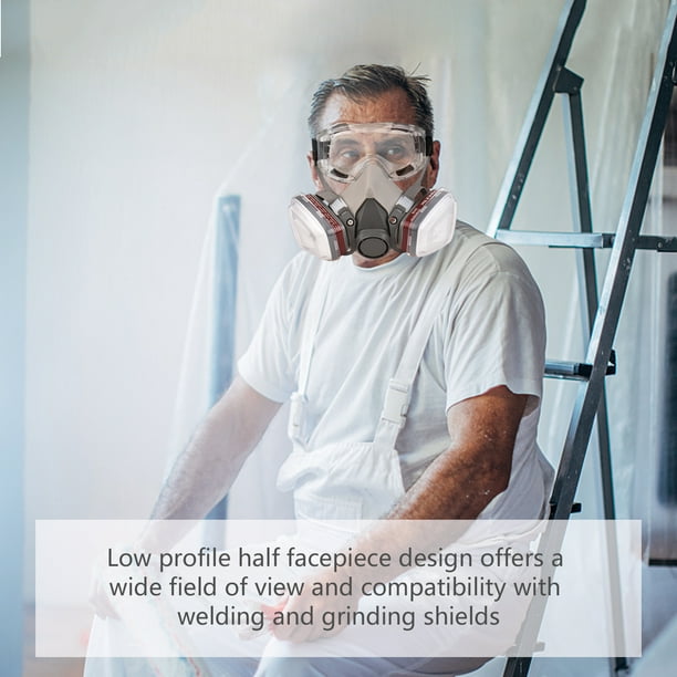 Respirateur à masque complet réutilisable pour la peinture