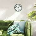 thumbnail image 6 of Mainstays Basic Indoor 8.78" Sage Analog Round Modern Wall Clock, 6 of 8