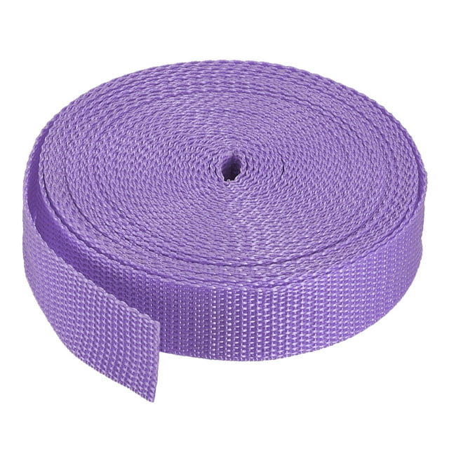 Uxcell Lightweight Polypropylene Webbing Straps Strapping Band for Outdoor Violet