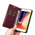 thumbnail image 4 of Funda para iPhone 7 Plus/8 Plus Estuche de Cuero PU Tipo Cartera con Ranuras para Tarjetas y Cierre Magnético, 4 of 5