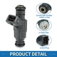 thumbnail image 4 of Inyector de combustible No. F77Z-9F593-BA Boquilla de inyección de combustible para Ford Explorer 1997-2000 4.0L Negro, 4 of 6