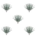 thumbnail image 3 of Cateissary 12x gran cantidad de plantas de plástico para decoración de plantas artificiales alta simulación planta simulada ramo vida verde Type2 NO2, 3 of 6