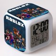 thumbnail image 2 of Roblox-reloj electrónico con luz nocturna para niños, juguetes de peluche con diseño creativo de Spiderman, Capitán América, regalo de cumpleaños, 2 of 4