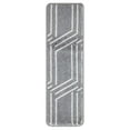 thumbnail image 7 of Carpet Stair Treads for Wooden Steps - Indoor Staircase Step Treads with Thick Carpet & Pattern Design, 9'' x 28'', Gray & White, Pack of 13, 7 of 7