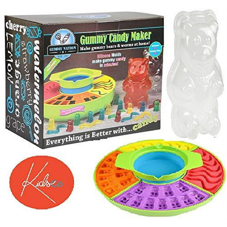 Gummy Candy Maker Set With Electric Heated Gelatin Pot And Molds For Gummy  Peanuts Candy, Kids, Gifts, Parties, Party Favors, Parents, Fun And  Birthdays -By Kidsco 
